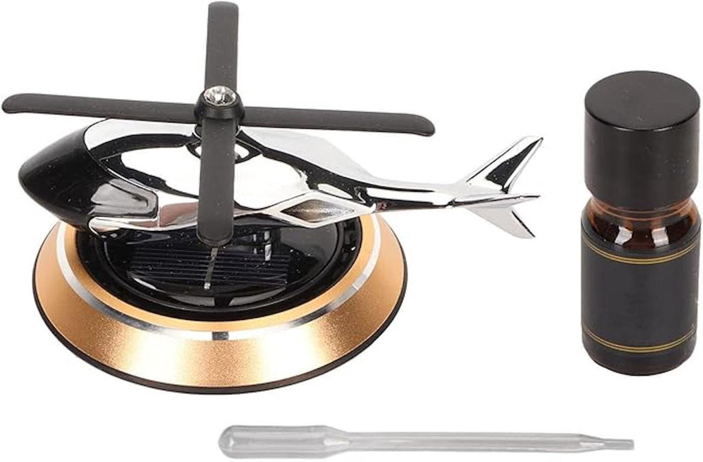 Solar Powered Helicopter Dashboard Toy