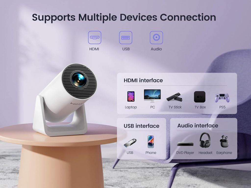 Smart Mini HD Projector | Portable Home Theater Projector