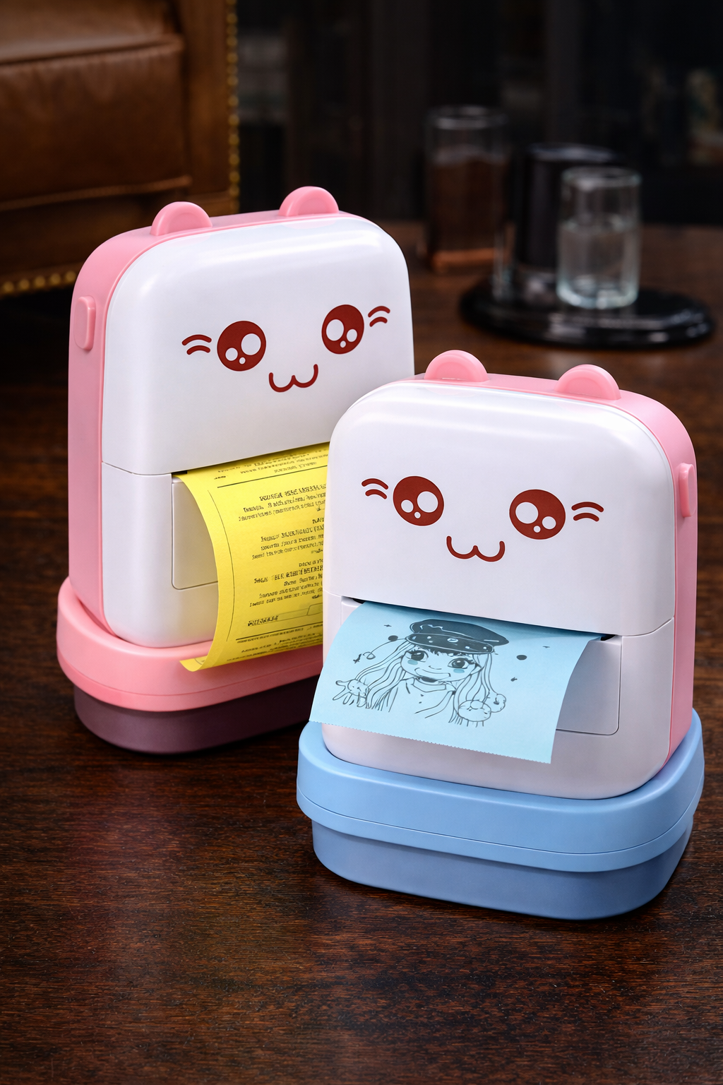Cute Mini Thermal Printer | Wireless Inkless Pocket Printer