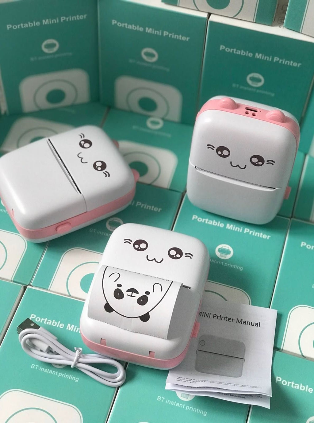 Cute Mini Thermal Printer | Wireless Inkless Pocket Printer