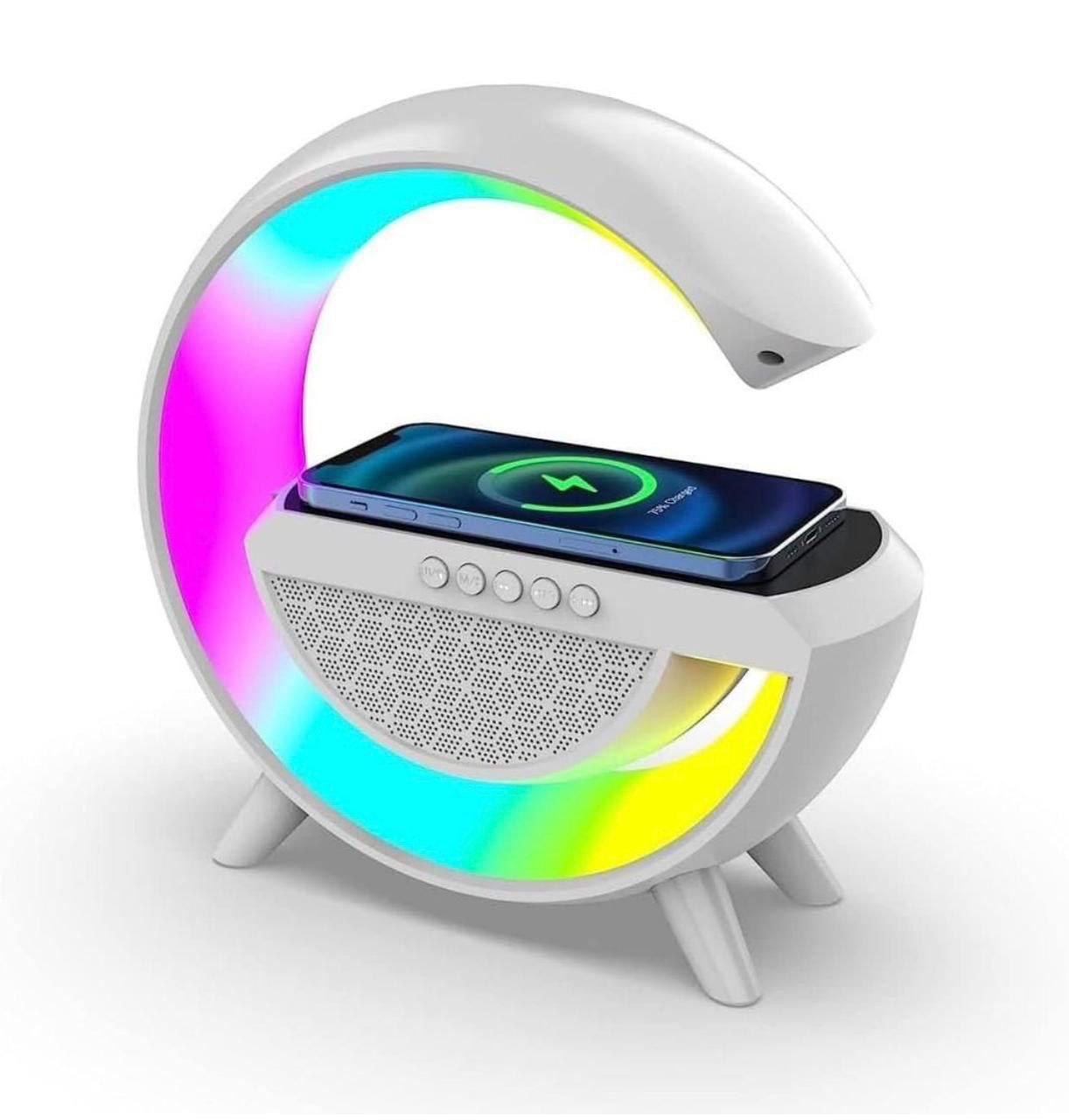 G-Shape LED Wireless Charging Speaker Lamp