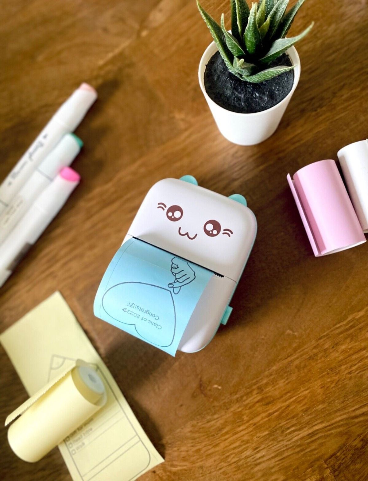 Cute Mini Thermal Printer | Wireless Inkless Pocket Printer