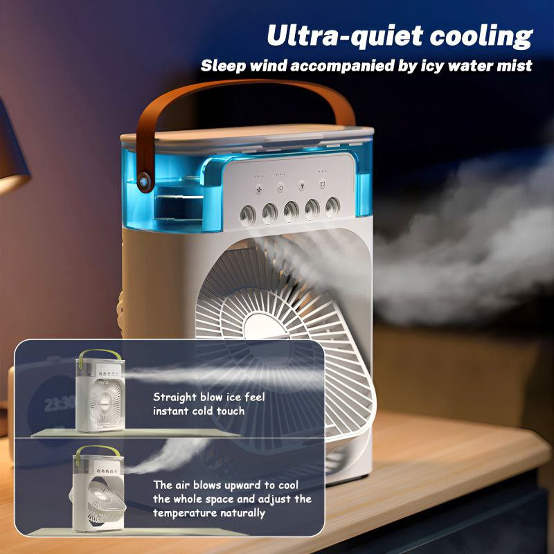 Portable Cooling Air Cooler Fan with Ice & Water Tank